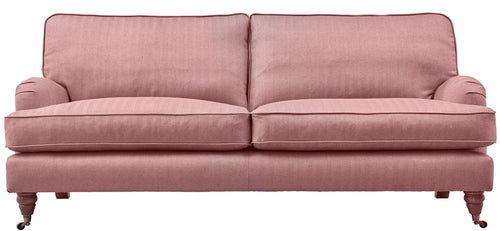 Florence 4 Seater Sofa | Lino Blush